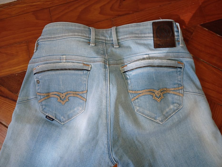 Jeans Salsa 1st level cintura média 28