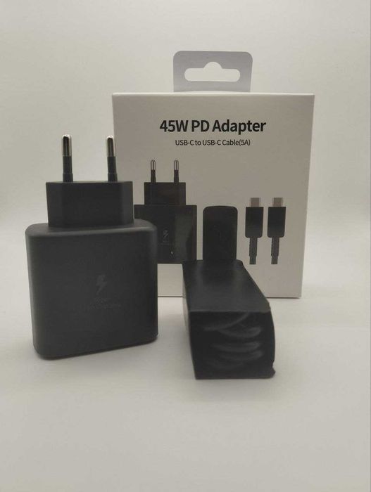 Ładowarka sieciowa 45W USB-C do Samsung + Kabel 5A