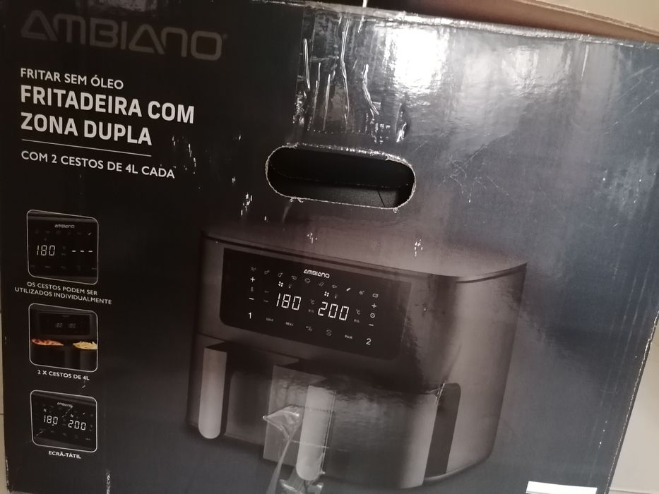 Fritadeira sem óleo dupla