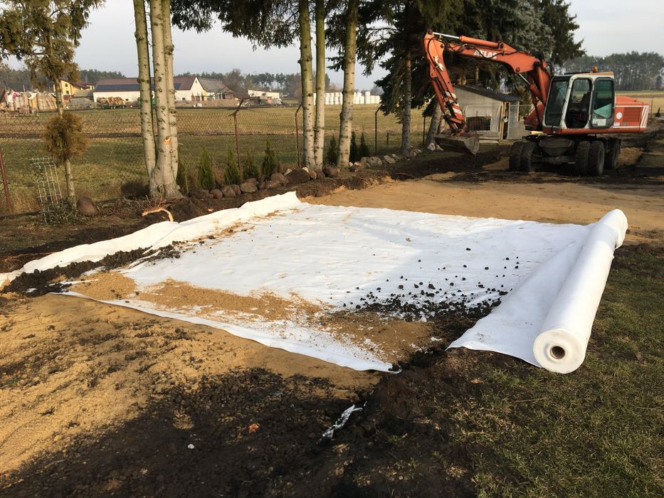 Geotkanina geowłóknina mata drogowa, mata do drenaży