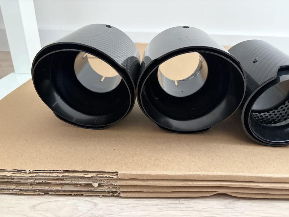 Koncowki wydechu ala carbon bmw