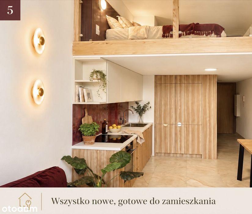 Loft 42m2 gotowy dla Ciebie/pod najem | WIMA | umeblowany | ROI 6-9%