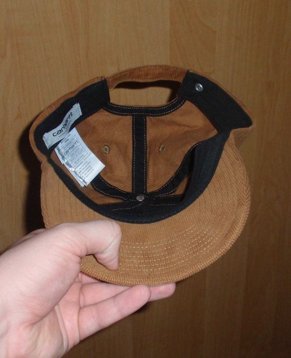 Вельветовая кепка/бейсболка Carhartt Wip Brown Polo Era Cap ORIGINAL