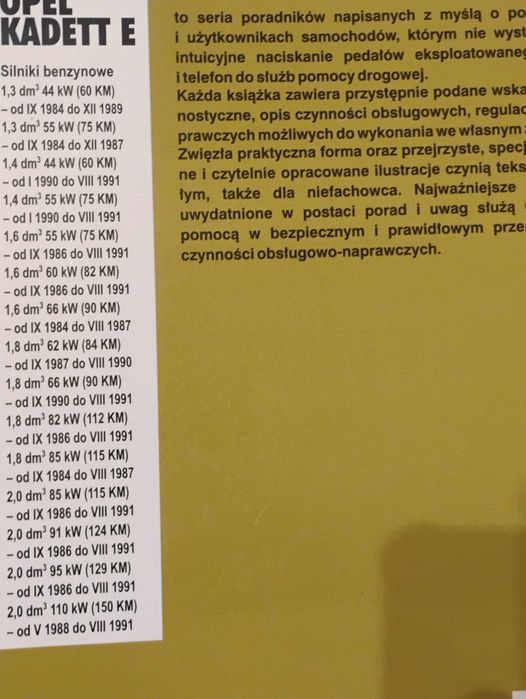 Opel Kadett E- sam naprawiam samochód