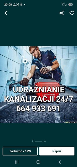 664933691 Udrażnianie Rur Kanalizacyjnych HYDRAULIK