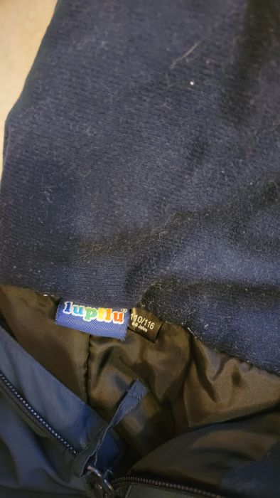 Лижні сині  штани(напівкомбінезон) дівчачі Lupilu 110-116