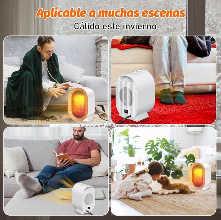 Aquecedor cerâmico portátil de Baixo Consumo
