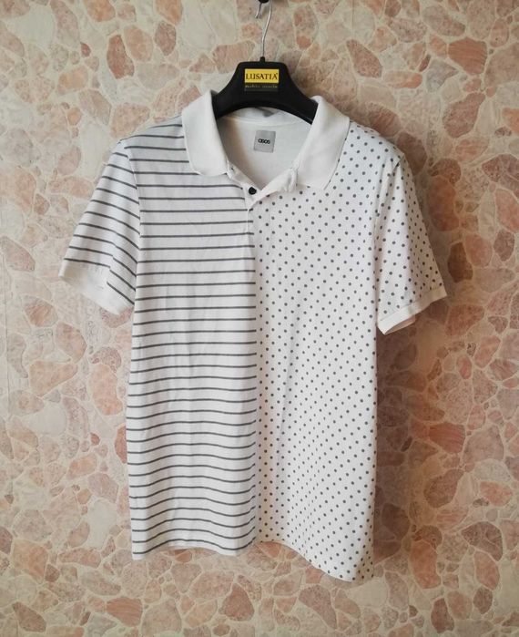koszulka polo Asos asymetryczny wzór M