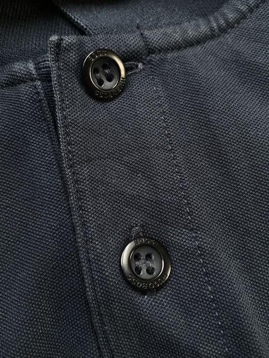 BOSS  Hugo Boss S Slim Fit синє чоловіче поло