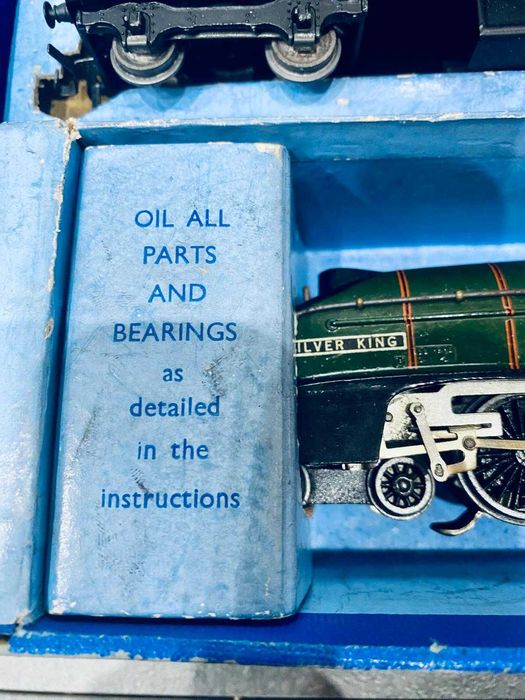 Hornby Dublo EDP11 OO Silver King Gloss Finish 3 Rail 1953 JEDYNY W PL