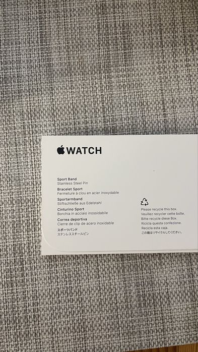 Apple Sport Band ОРИГІНАЛ для Apple Watch 46mm Starlight M/L