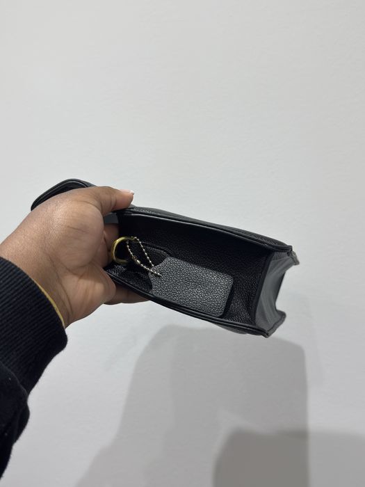 Mala bag coach preta a tiracolo