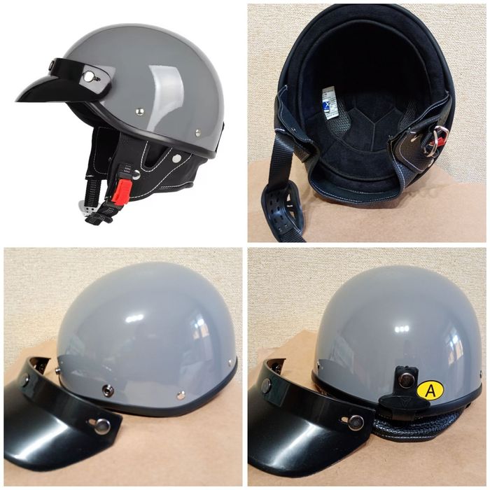 Немецкий Японский мото шлем 1/2 XL. Полулицевик BYB