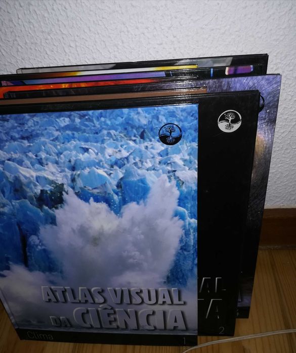 16 livros, atlas visual da ciência