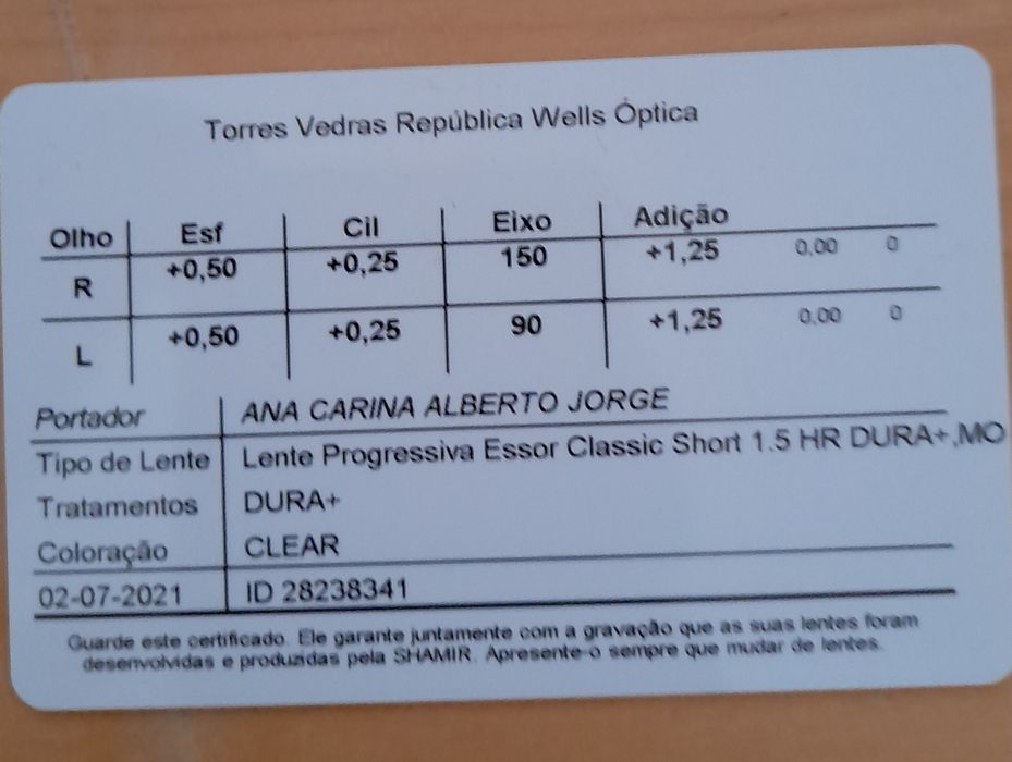 Óculos Progressivos Ray Ban