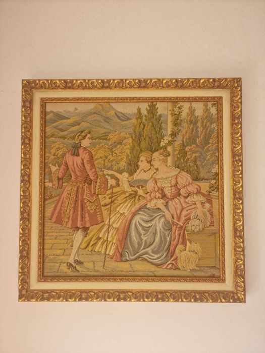 Quadro tapeçaria GOBELIN italiana.