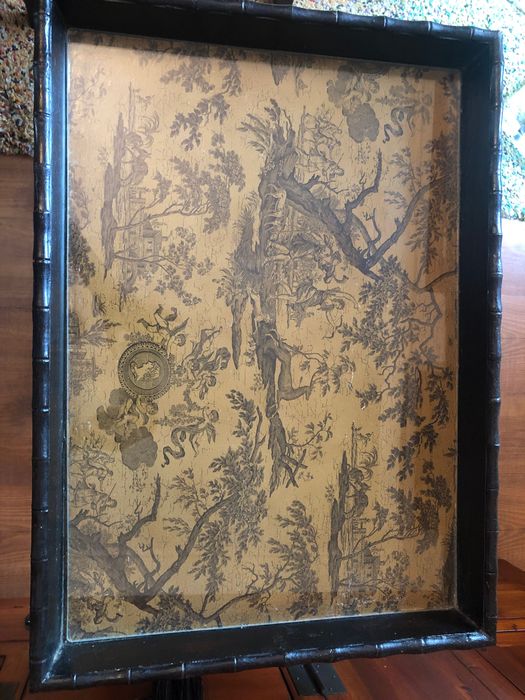 Tabuleiro móvel de decoração