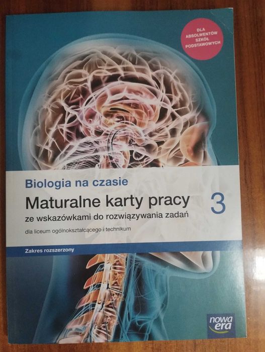 Biologia na czasie 3 - karty pracy stan jak nowe