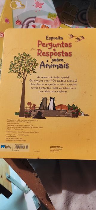Livro infantil/juvenil Perguntas e respostas sobre animais