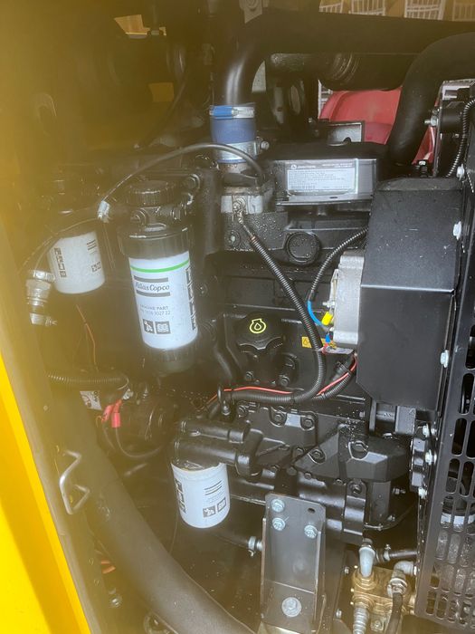 Agregat prądotwórczy Atlas Copco QES 60 2018r uszkodzony silnik