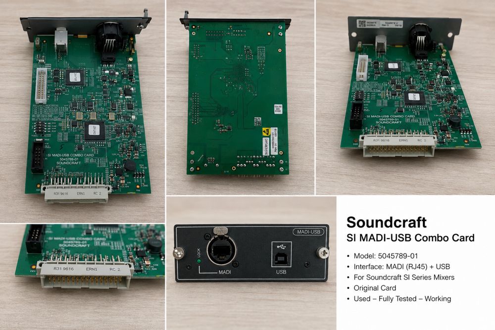 Soundcraft Si MADI-USB Combo Card