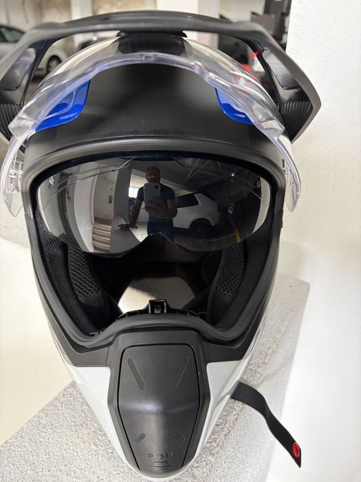 Capacete BMW GS Carbon Trophy com intercom