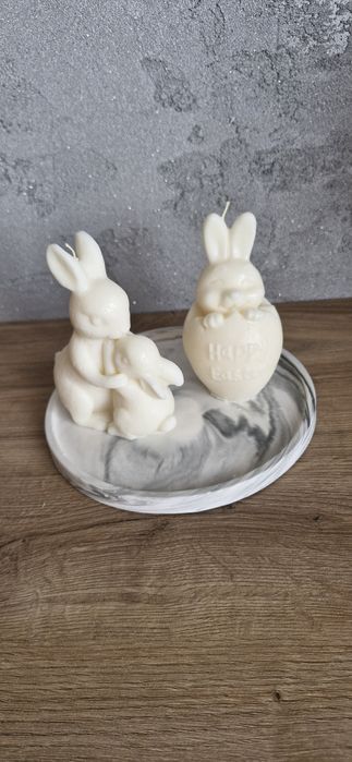 Wielkanocne świece sojowe