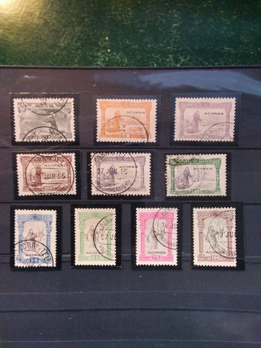 1895 Açores 7° Cent.  Do Nascimento De Santo António Usada (0)