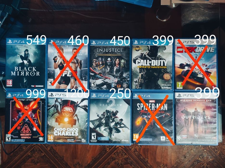 Акційний лот дисків ps4 ps5 ігри пс4 пс5 рос. переклад