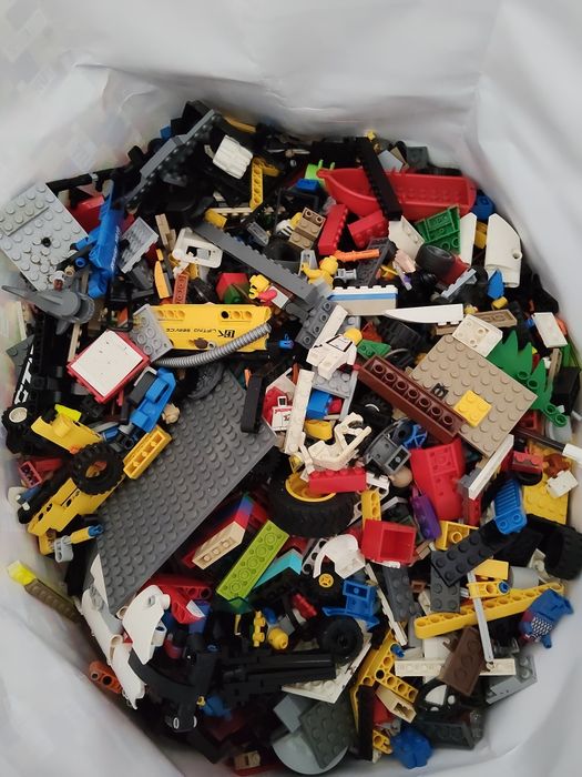 Klocki lego rozkąpletowane