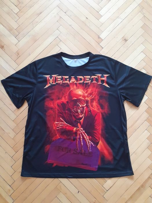 НОВЫЕ Рок Футболки - Megadeth Metallica Merciful Fate Manowar Sepultura Pantera Rock N Roll