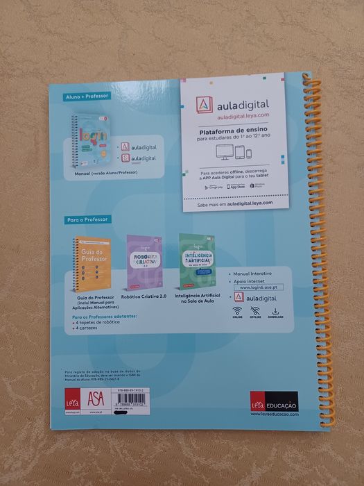 Login 6 - TIC 6.º ano - versão professor
