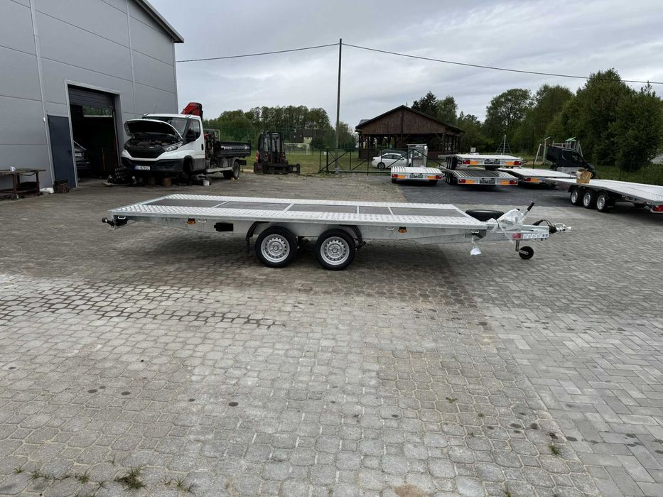 Płaska platforma 450x210cm 2700kg nowa laweta Niewiadów Mars fv 23% leasing raty