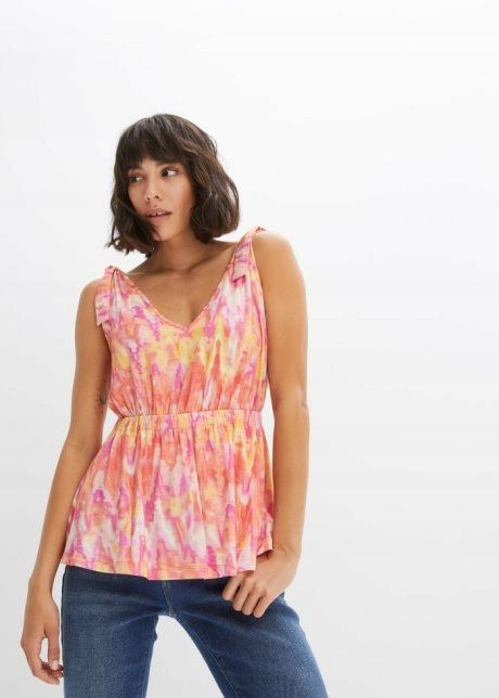 B.P.C top wzór batikowy modny 36/38.