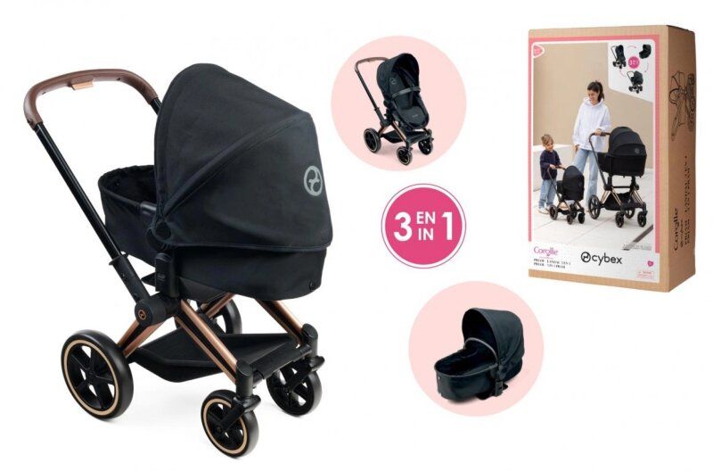 Corolle MGP Cybex wózek 3w1 blister,620x370 mm