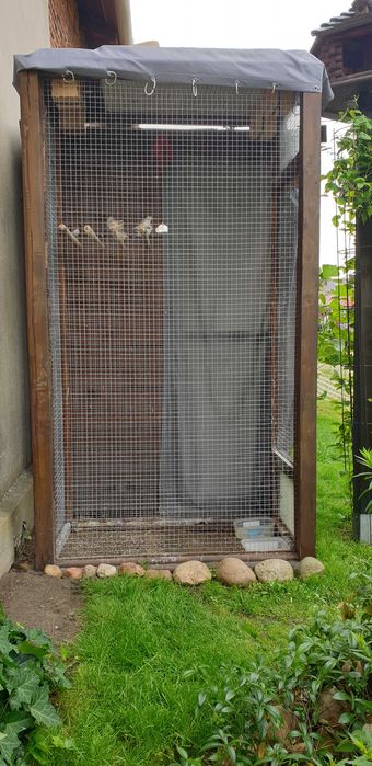 Woliera / Klatka dla kanarków, zeberek, papug