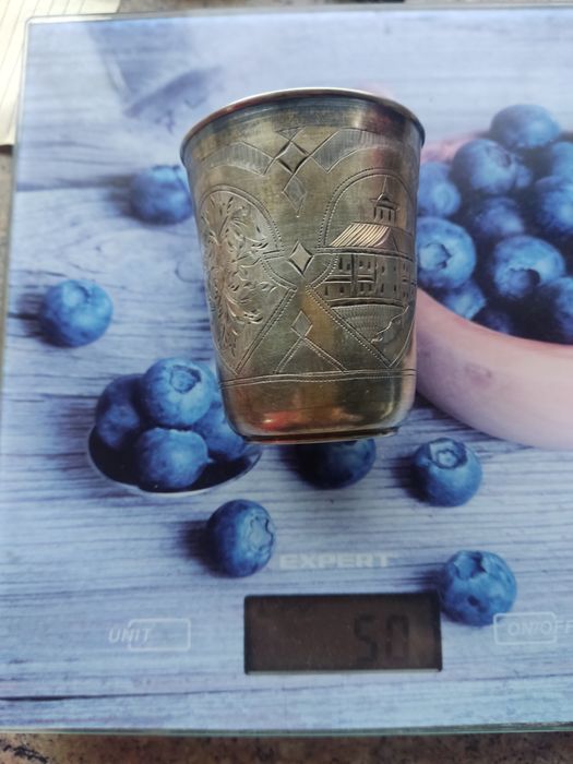 Срібло 1886   чарка вінтаж колекція