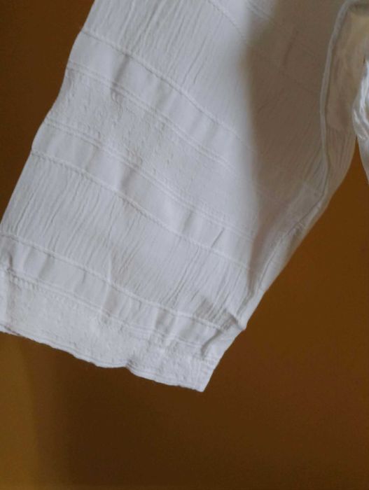 bluzka biała krótki rękaw 40-42/L-XL