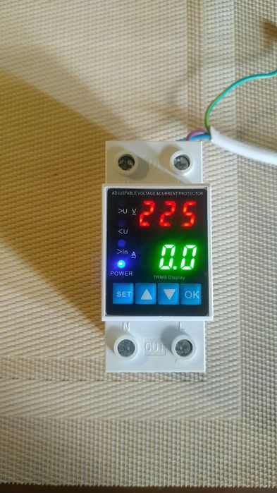 Защитное реле контроля напряжения 220В, 40А