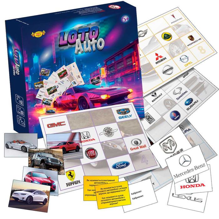 Игра Мастер "Лото автомобили + Викторина" (МКБ0110)