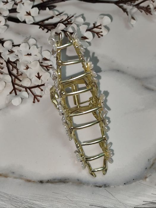 Klamra do włosów na bogato sakura