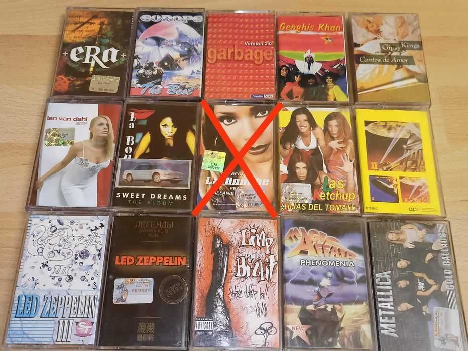 Лицензионные аудиокассеты. Часть 2 - зарубежные группы: 100 грн