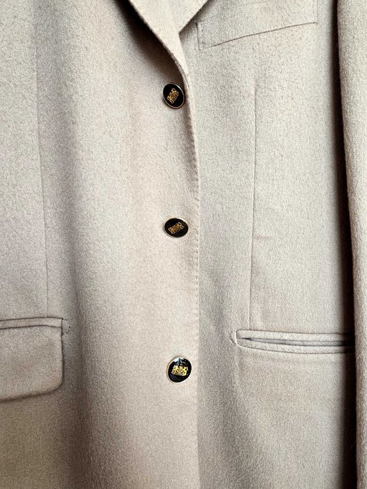 Męska marynarka vintage camel – lambswool & cashmere / roz. 54