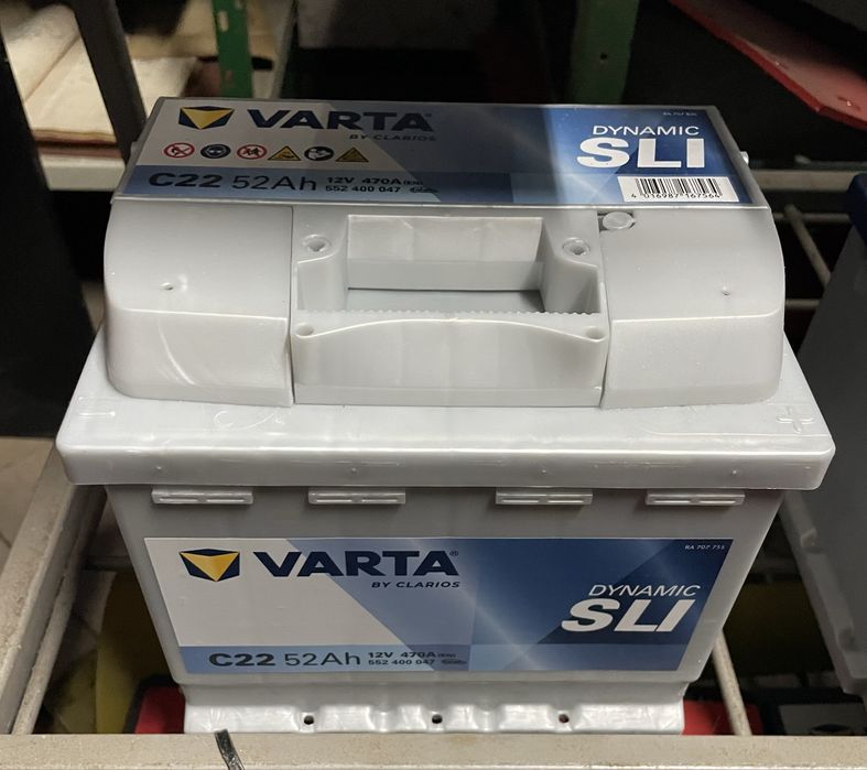 Akumulator Varta Blue Dynamic C22 SLI 12V52Ah470A