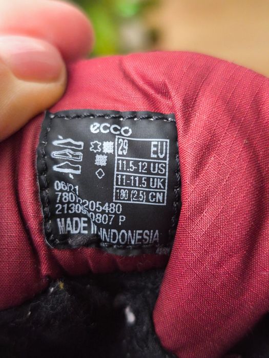 Зимові чоботи ботинки сапоги черевики Ecco