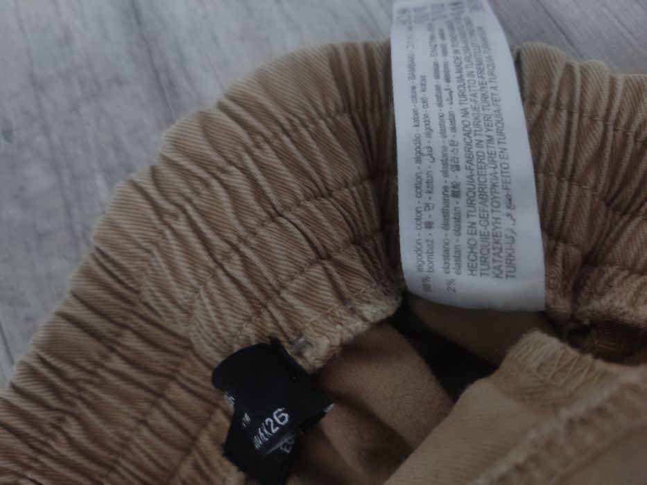 Damskie spodnie ze ściągaczami, bojówki S Bershka