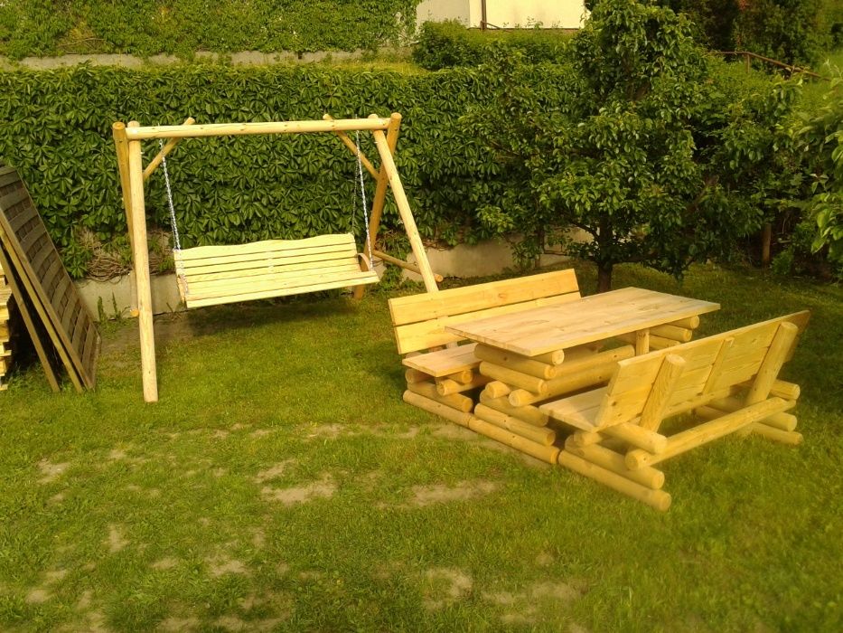 Meble Ogrodowe Rodzinne Wygodne i Stabilne Komplet Mebli Ogrodowych