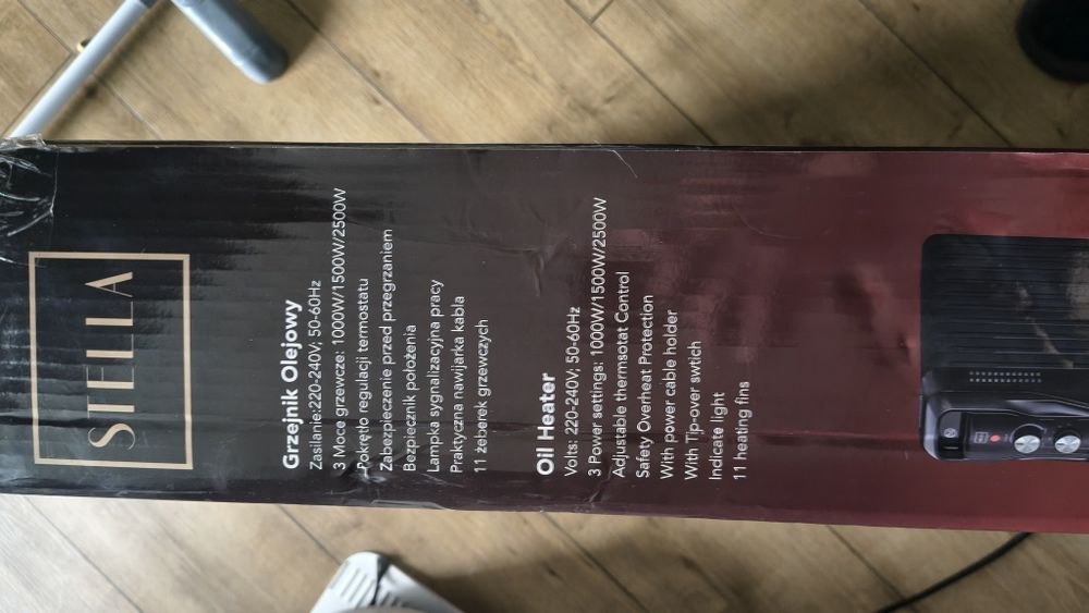 Grzejnik olejowy Stella 2500w