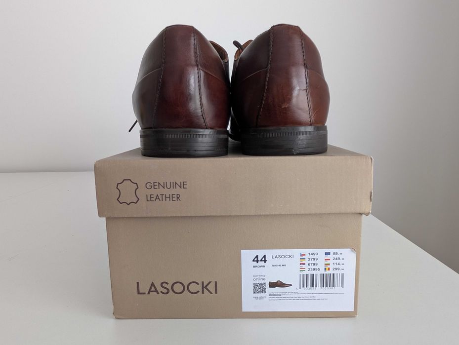 Używane buty męskie Lasocki MIKI-42 MB | Skóra naturalna | Rozmiar 44