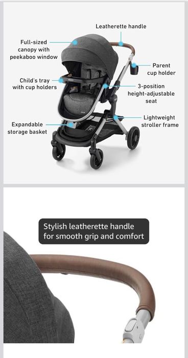 Carrinho bebe trio Graco